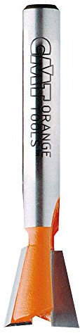 CMT 918.129.11 Fresa per Unione a Coda di Rondine in Hw 8°, Grigio/Arancio