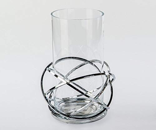 formano Windlicht 'Avant', 32 cm, Silber-klar