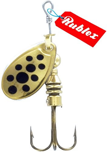 RUBLEX - 5 Cucharillas de Pesca Celta-1 OPN 2,00 GMS.