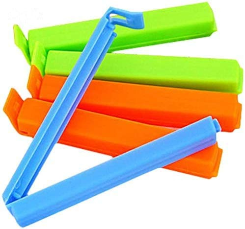 Sealing Clip 50 pcs Plastic Sealing Clips 11 CM for Snacks Foods Storage in Kitchen Fridge Freezer (Random Colors)