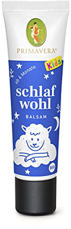 PRIMAVERA Träum süß Baby & Kinder Balsam bio 30 ml - mit Lavendel fein, Ho-Blätter und Benzoe Siam - sanft für wohlige Einschlafrituale - ab 6 Monaten - Naturkosmetik - vegan