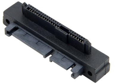 NFHK Adattatore ad angolo retto SFF-8482 SAS da 22 pin a 7 pin + 15 pin SATA Hard Disk Drive Raid