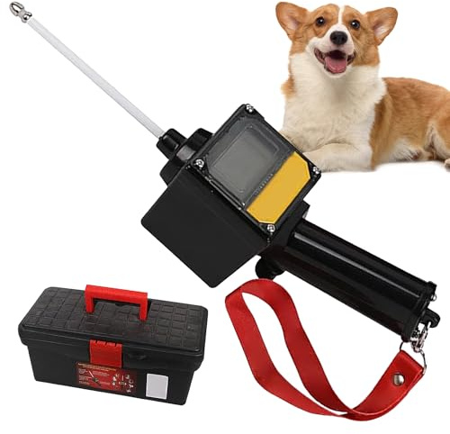 Ovulationstester für Hunde, 5,1 cm, Zuchtmaschine mit magnetischer Sonde, wasserdichter Haustier-Eisprungdetektor mit Umhängeband, batteriebetrieben, Hundezuchtzubehör für Hundehütten Zuhause