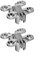 2pc Cross Hinge Stainless Steel Folding Invisible Hinge Concealed Installation Cabinet Hardware Hinges