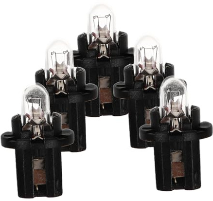 BUGUUYO 5pièces Lot De Ampoules Led Pour Tableau De Bord De Voiture Remplacement Éclairage Intérieur Et Voyants De Changement De Vitesse