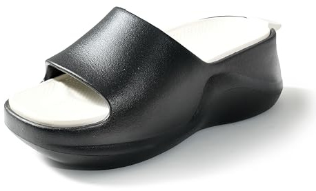 JOMIX Ciabatte Donna Estive Platform EVA 5 cm Sandali Estivi Chunky Comfort Pantofole Leggere Ammortizzate Antiscivolo Scarpe Aperte Casa Mare Tempo Libero