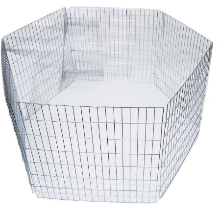 Rosewood 02220 Laufstall, sechseckig (6 x 60 cm)