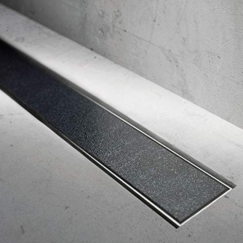 ESS Duschrinne Basic Drain Zero Komplett Set 900mm mit Abdeckung aus Edelstahl