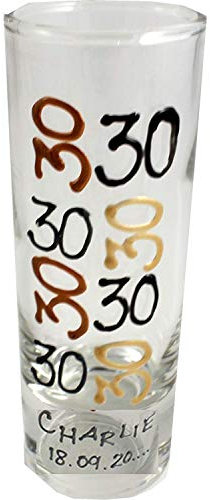 Dreamair Personalizado 30 Cumpleaños Vaso de Chupito (Cepillo)