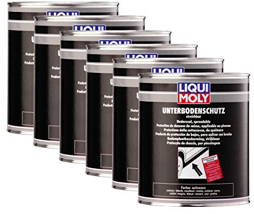6X LIQUI Moly 6119 Unterbodenschutz streichbar schwarz Korrosionsschutz Dose 2kg