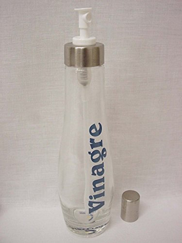 VINAGRERA VINAGRE CRISTAL CURVA SPRAY 320ML LETRERO FROST AZUL