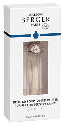 Maison Berger - Lamp Berger Air Pur 3P Burner - High Performance - Improved Fragrance Diffusion - Made in France