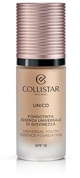 Collistar Fondotinta Unico SPF 15 N. 2N Vaniglia | Fondotinta azione anti-età globale | Texture fluida e coprenza modulabile | Per tutti i tipi di pelle anche quelle sensibili | 30 ml