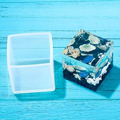 Unknow Moule carré en silicone en forme de cube – 10 cm