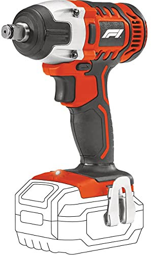 Formula 1 Akku Schlagschrauber 20V mit 220Nm Drehmoment, 12,7 mm (1/2 Zoll) Vierkantschlüssel, 2.600 U/min, im Aufbewahrungskoffer