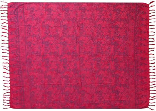 circa 100 modelli nel negozio Sarong, telo da spiaggia, pareo, gonna avvolgente, ca. 170 x 110 cm (rosa marrone Sar71)