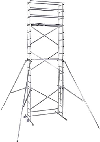 Réhausse échafaudage roulant pour escalier 3,9m/5,9m en aluminium Hailo HobbyStep H6