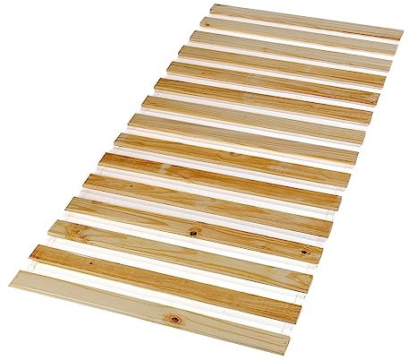 IDIMEX Rolllattenrost aus Kiefer massiv, Lattenrost mit 15 Latten aus Massivholz Kiefer für Einzelbett 80x200 cm