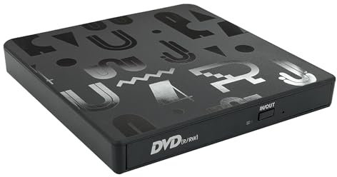 ziyuan Unità ottica DVD esterna per computer portatile, universale, multifunzione, lettore CD USB3.0, durevole, facile da usare, nero