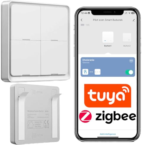 Sone Smart One ZigBee Schalter 4 Fach Smart Button Tuya 12 Szenen