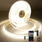 Tira LED COB 3M 320 LEDs/M CRI90 Blanca Natural 4000K Regulable con Fuente de Alimentación y Control RF 8mm Ancho Ajuste de Brillo/Temporizador No Impermeable para Hogar, Dormitorio, Cocina, Fiestas