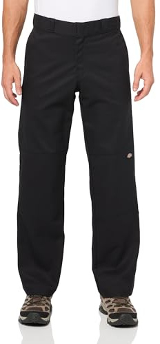 Dickies, Herren Flex-Arbeitshose mit normaler Passform und doppelter Knieverstärkung, Schwarz, 32W / 34L
