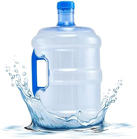 Bouteille d'eau en plastique 10L JUG à eau avec poignée fuite bouteille transparente sans odeur scellée réutilisable résistant à la bouteille d'eau portable pour la poussière pour la maison extérieu