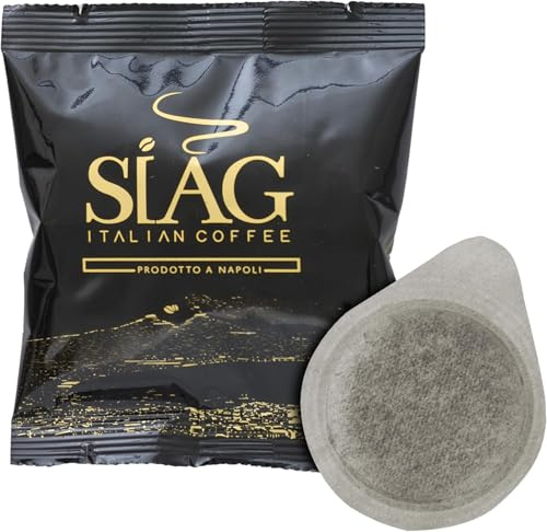 Siag Caffè - 100 Cialde Caffe, Sistema ESE 44mm, Caffe Cialde 7,3g, Miscela OroNero
