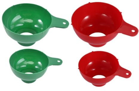 Zerodeko 4piezas De Cocina Reutilizables De Boca Ancha Para Transferencia De Para Frascos y Tarros Accesorios Prácticos Cocina