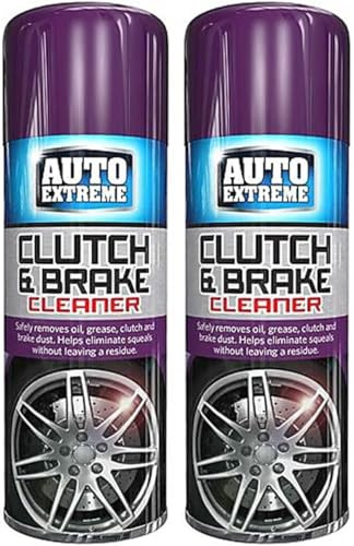 PNJB Clutch And Brake Cleaner, Oil Grease Removing Spray, Quick Drying, Non-Corrosive, Easy Application, Multipurpose Aerosol Spray For Car, Bike,400ml, (2PCS)