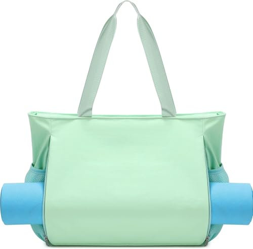 Jumpopack Borsa da trasporto per tappetino da yoga con tasca bagnata, per donna, palestra