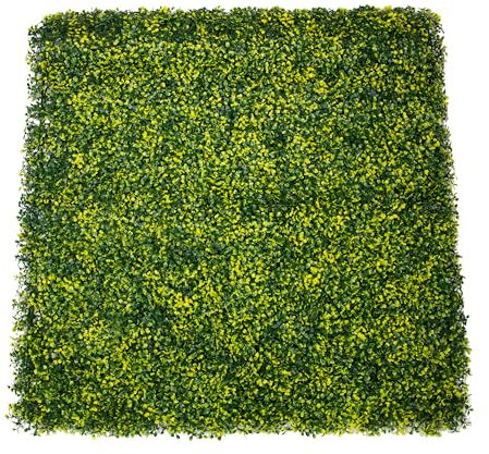 World PLANTIL Seto Decorativo, Jardín Vertical/Planta Artificial para decoración de Pared en Interior, Terraza, Jardín o Balcon o Cualquier Espacio | 100 x100 cm (1m2) (SETO BUXUS)