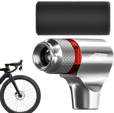 Ersatzkopf für Fahrradpumpe, Pumpenkopfdüse, Schlauchadapter, Steckverbinder, stabiler Luftpumpen-Adapter, flexibler Inflator-Schlauchadapter für Radfahren, Motorrad