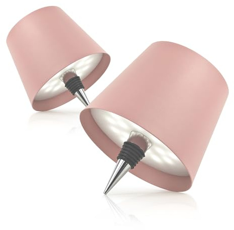MU LIN lampada bottiglia ricaricabile,lampada da tavolo senza fili,Controllo Touch da 3 Modalita Temperatura di Colore, Dimmerabile, per Soggiorno, Ristorante