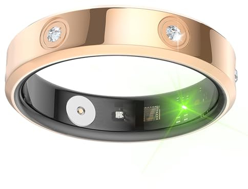 Smart Ring Women Fitness Ring Pedometer Heart Rate Monitor Sleep Tracker | Step Counter Fitness Tracker for Sports Time, Distance, Calories Compatible with Android iOS