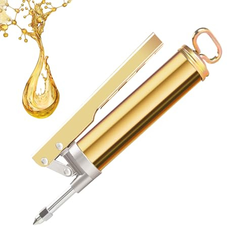 Baoqifong Lubricante de grasa para rodamientos | Herramienta de gran capacidad y alta presión, prensa de grasa manual para automóviles, para reparación de automóviles, mantenimiento mecánico, exterior