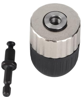 Culnflun Adaptador de Portabrocas Sin Llave 2-13mm, Mandril Autoajustable con Rosca 3/8-24 UNF, Adaptador de Mandril para Taladro y Atornillador de Impacto