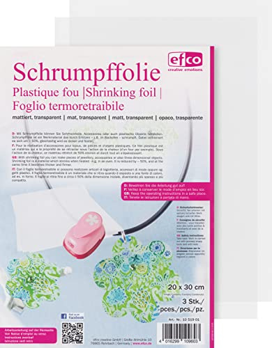 Schrumpffolie, 20 x 30 cm, 3 Bogen