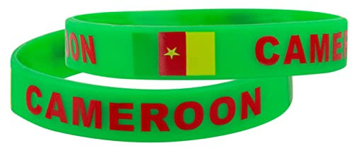 Evankin Unisex Silikon-Armband mit Landesflagge, Gummi, sportliches Mode-Armband, Einheitsgröße, Silikon Gummi, Kein Edelstein