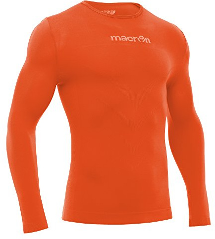 Macron Performance Shirt, Unisex, Orange, XS kompressionsskjorta