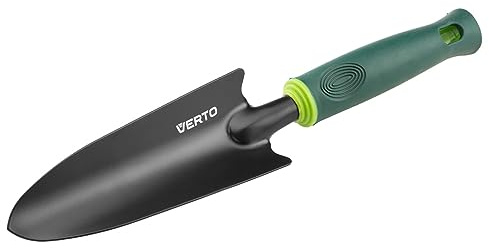 VERTO Garten Pflanzkelle schmale Schaufel 35 cm Länge Zum EIN- und Umpflanzen | Stabiler, verwindungssteifer Stahl, Rutschfester Griff