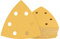 Bosch Professional 50x Papeles de lija Expert C470 (para Madera dura, Pintura sobre madera, 93 x 93 mm, grano 80, accesorios Lijadora delta)