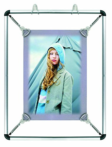 DISPLAY SALES Spannrahmen aus Aluminium | Posterstretch Rahmen im Hoch- und Querformat nutzbar | Plakatrahmen in vielen DIN Formaten (DIN A4)