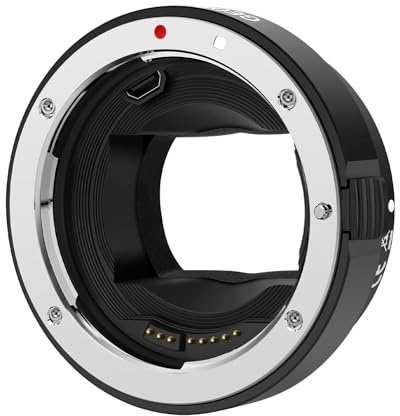 EF/EF-S Lens Mount Adapter Compatible with Canon EF/EF-S Lens for Sony E Mount Mirrorless Cameras Series A9 A7R5 A7R4 A7R3 A7R2 A7R4A A7M3 A7M2 A7R A7S A7 A7C Auto-Focus Lens Converters Ring