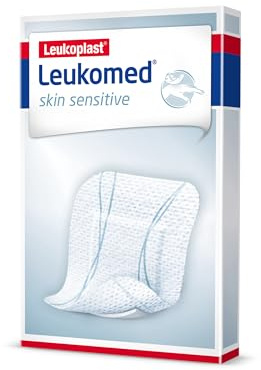 Leukoplast Leukomed Skin Sensitive Medicazione Adesiva Misura 8x10cm, 5 Pezzi