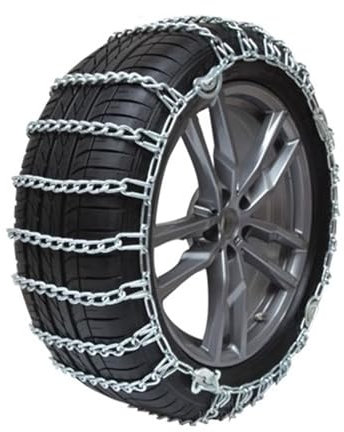 2 Stück Schneeketten Auto Anti-Rutsch-Schneereifenketten Anti-Rutsch-Ketten Autoreifen-Schneeketten für PKW/SUV/LKW 165/70R13