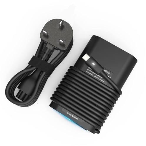 Universal Byprlvps 65W 45W USB C Laptop Charger Compatible with Dell Latitude Computer 5420 5520 7420 5540/XPS 13/Chrombook UK Type C, Lenovo HP Acer Asus Samsung, Fast USB-C AC Adapter Power Cord