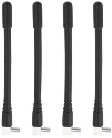 Be In Your Mind 4 Pièces Antennes 4G LTE Booster 3dBi TS9 Connecteur Mâle Antenne 97mm 4G Mâle Booster D'antenne pour Carte Réseau sans Fil Adaptateur Modem USB