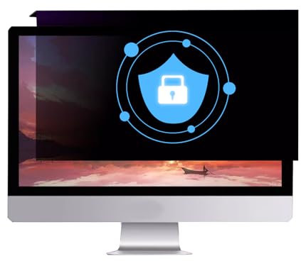 VDCVADKYE Computer blickschutzfolie, Anti-Spionage-Computerfolie for Monitore, Abnehmbarer Anti-Blaulicht-Sicherheitsschild for Computerdaten(24in 547 * 320mm)