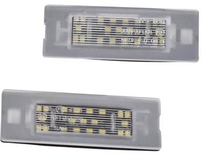 Hacreyatu 2 PZ LED Licenza Numero Targa Luce | Per Fiat Panda Mk3 Type 169 MK4 312 71734797 Luci Targa per Auto